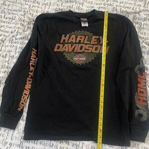 Harley-Davidson Black Long Sleeve Shirt Las Vegas Nevada - Size Men Medium